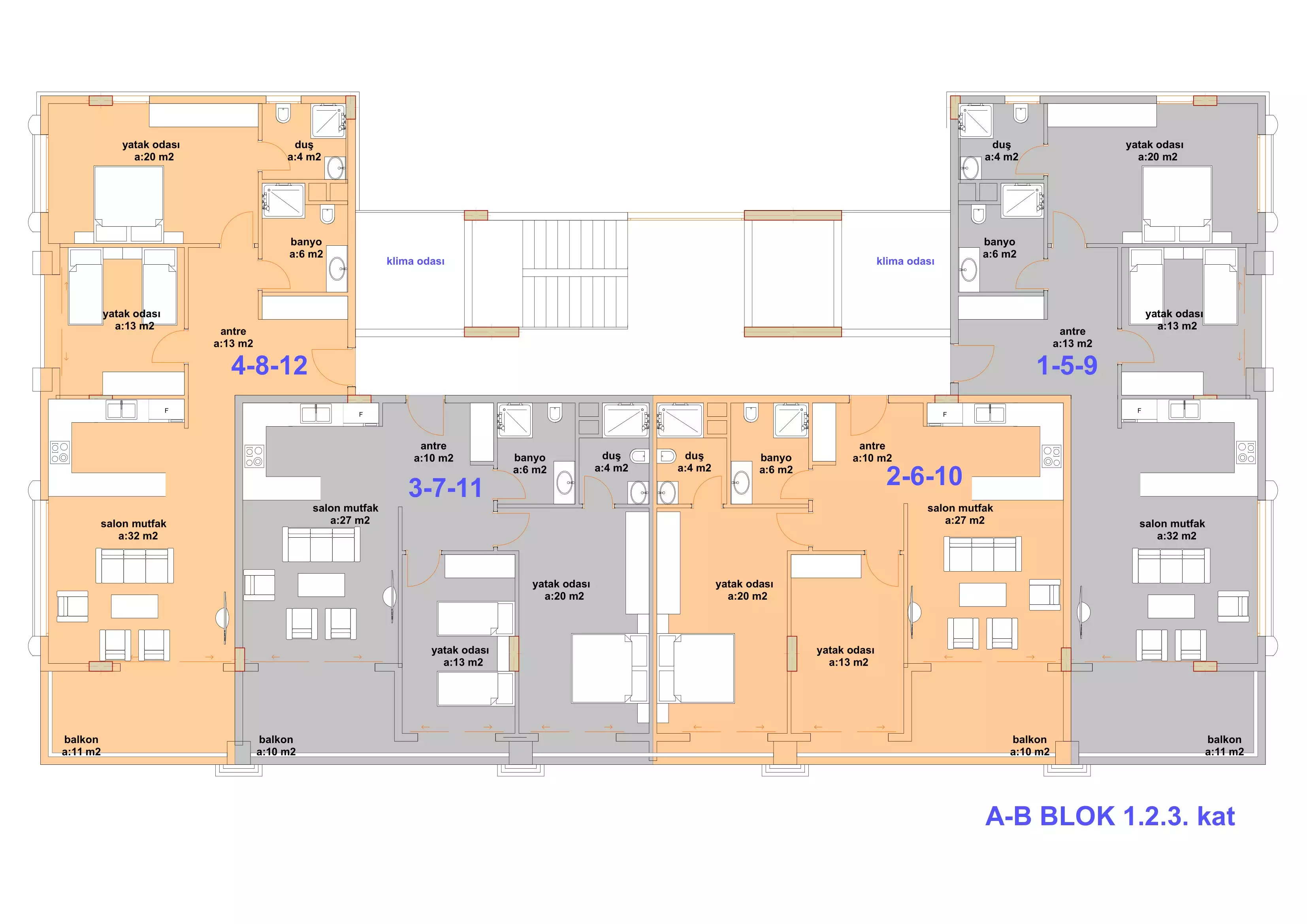 Квартира 60м² в Турции, Каргыджак. Стоимостью 389000€ аренда фото-44