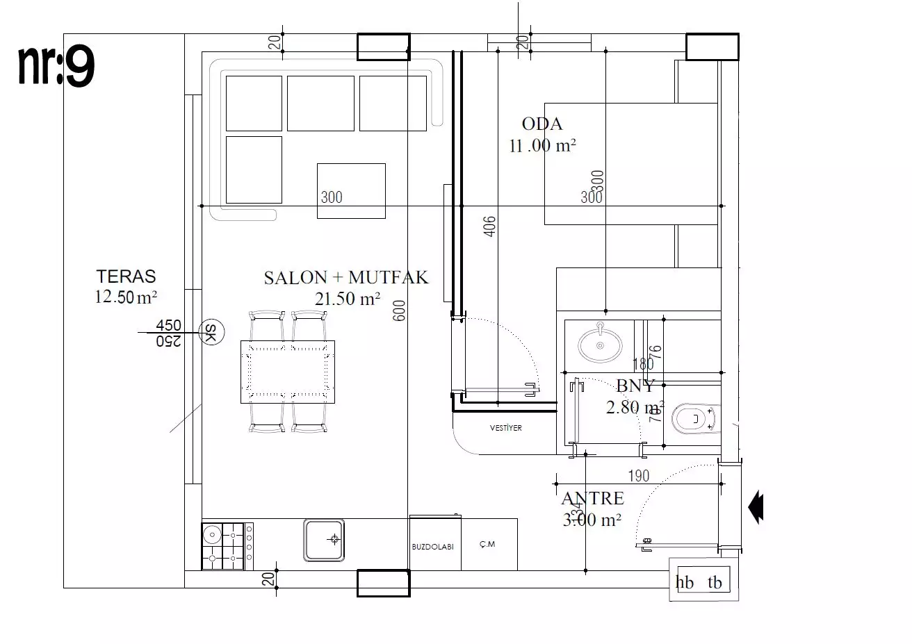 Квартира 52м² в Турции, Алания. Стоимостью 85000€ аренда фото-20