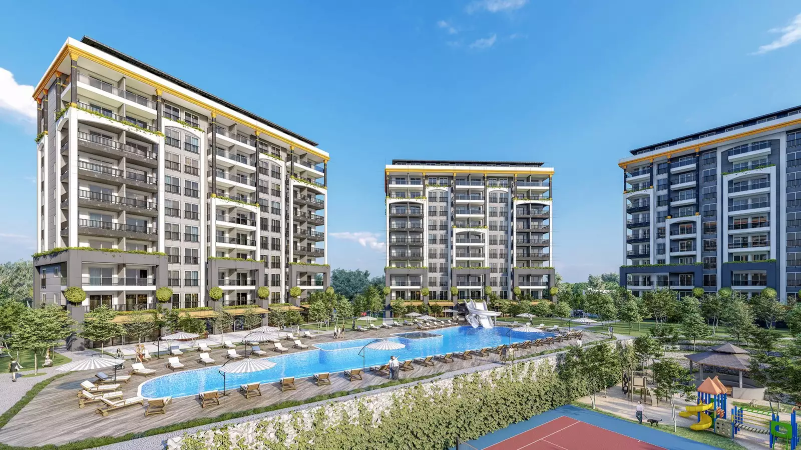 Квартира 46м² в Турции, Алания. Стоимостью 139000€ аренда фото-4