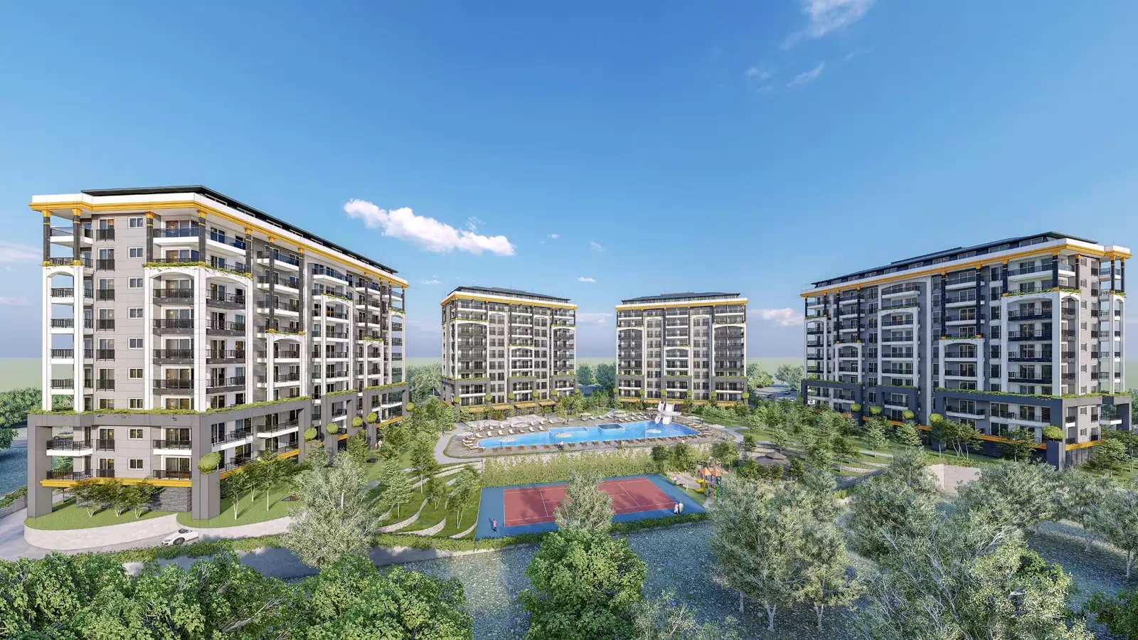 Квартира 46м² в Турции, Алания. Стоимостью 139000€ аренда фото-6