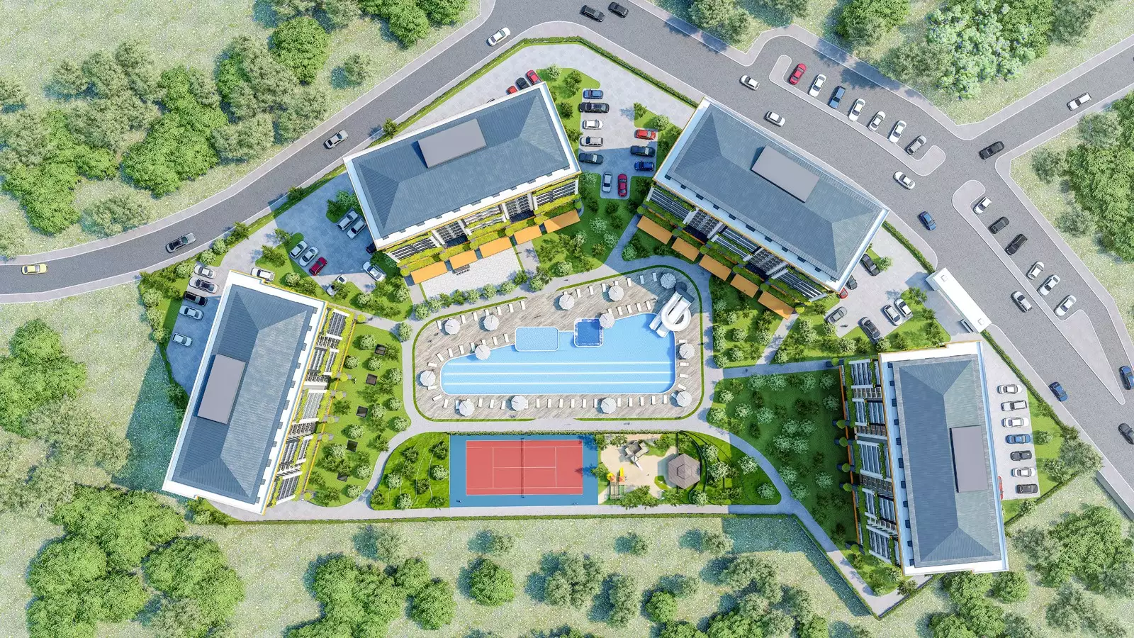 Квартира 46м² в Турции, Алания. Стоимостью 139000€ аренда фото-9