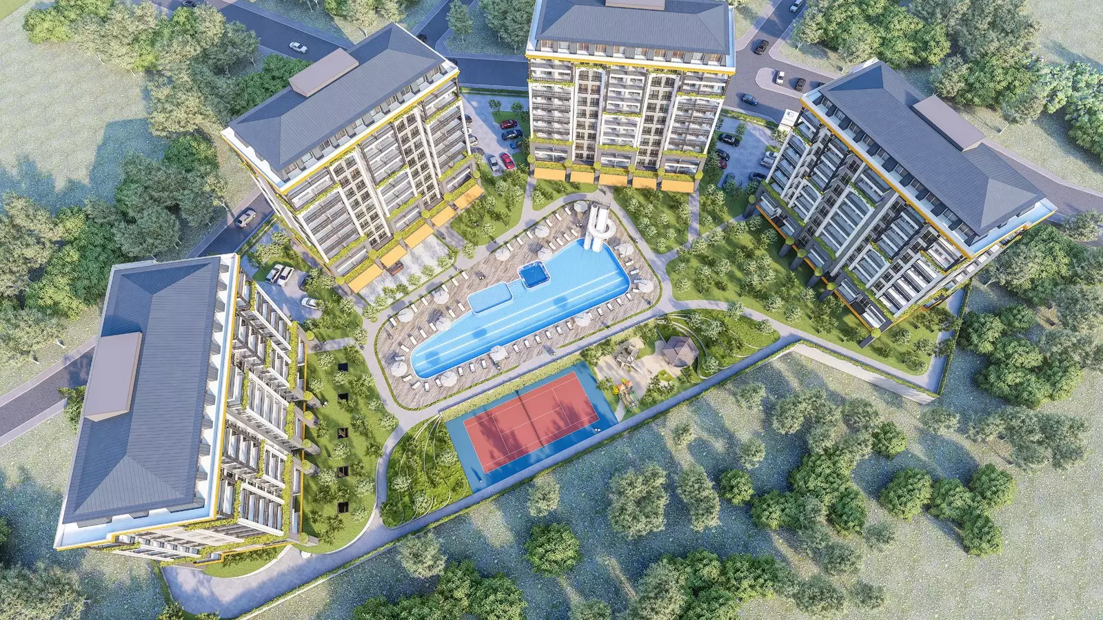 Квартира 46м² в Турции, Алания. Стоимостью 139000€ аренда фото-11