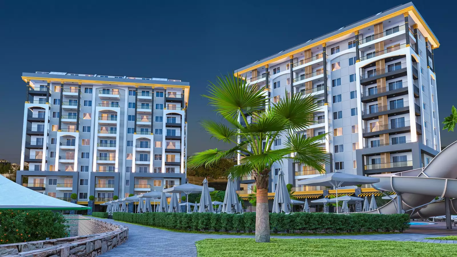 Квартира 46м² в Турции, Алания. Стоимостью 139000€ аренда фото-15