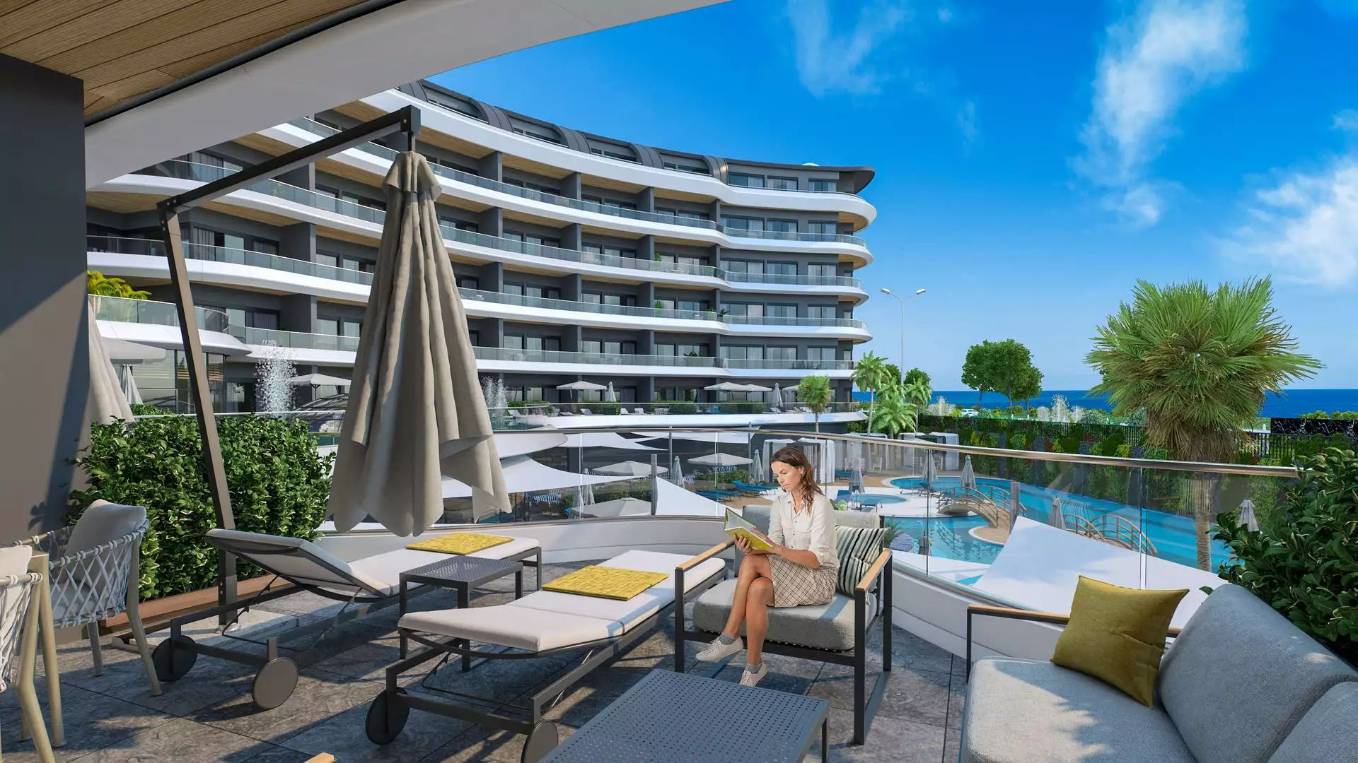Квартира 62м² в Турции, Каргыджак. Стоимостью 260000€ аренда фото-3