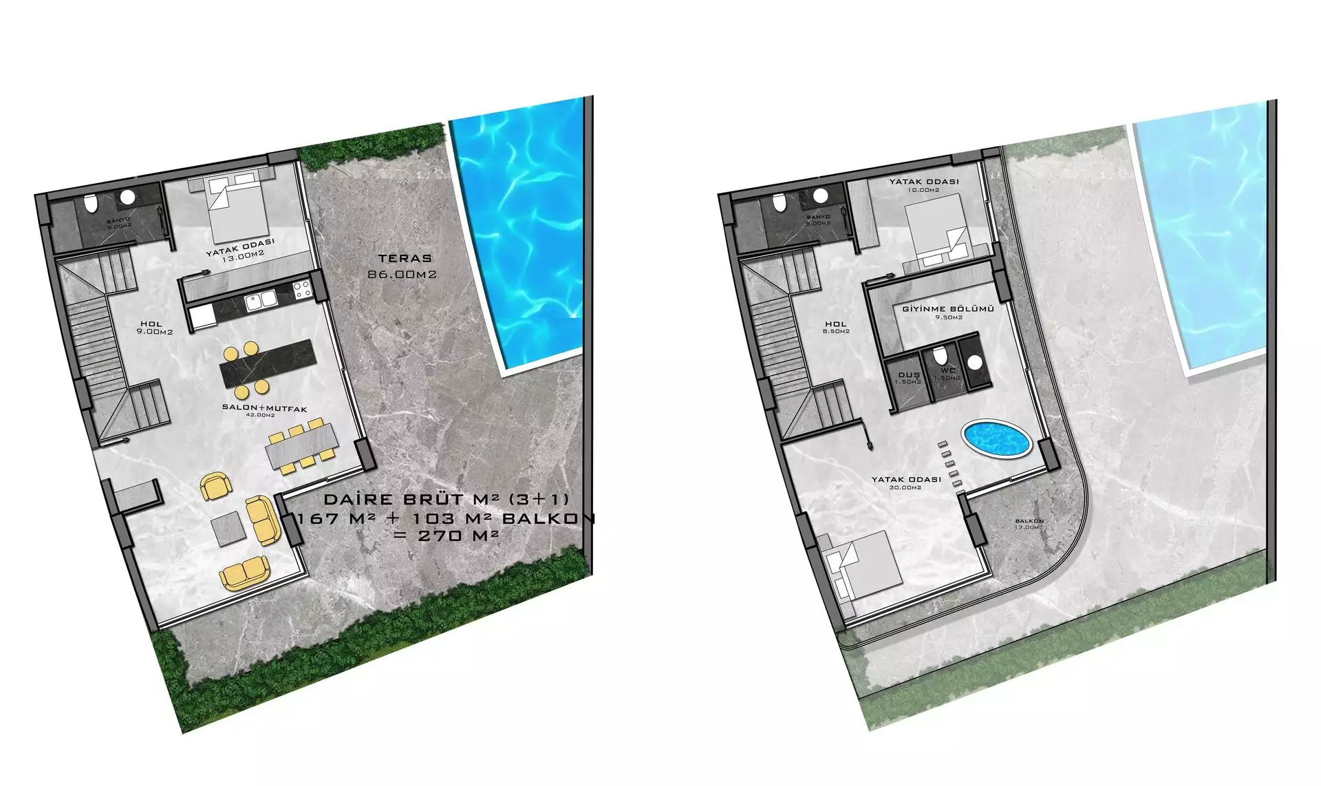 Квартира 62м² в Турции, Каргыджак. Стоимостью 260000€ аренда фото-41