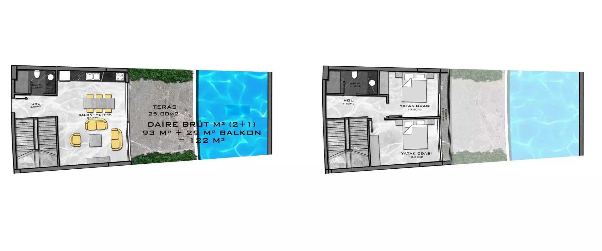Квартира 62м² в Турции, Каргыджак. Стоимостью 260000€ аренда фото-42