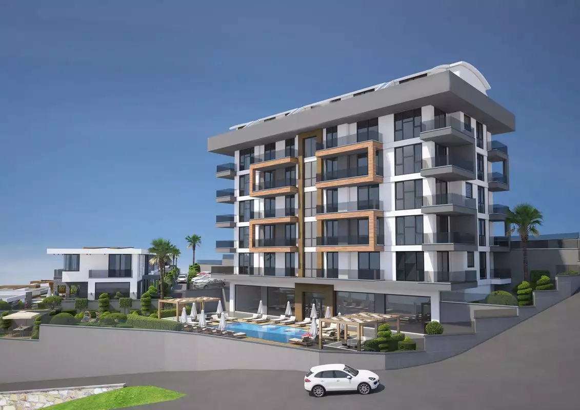 Квартира 50м² в Турции, Каргыджак. Стоимостью 105000€ аренда фото-1