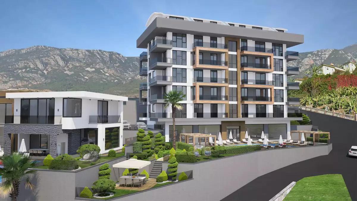 Квартира 50м² в Турции, Каргыджак. Стоимостью 105000€ аренда фото-2