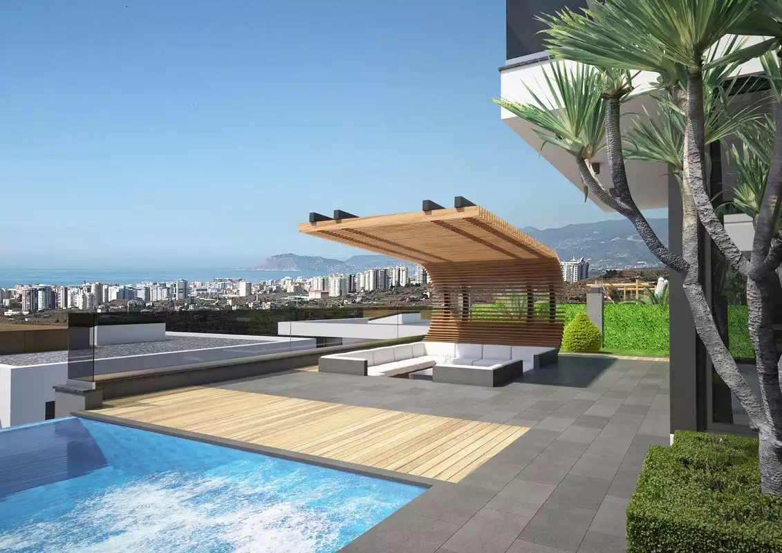 Вилла 268м² в Турции, Каргыджак. Стоимостью 1100000€ аренда фото-2