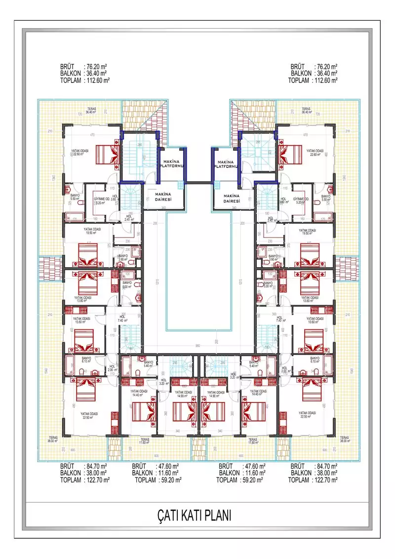 Квартира 58м² в Турции, Алания. Стоимостью 192000€ аренда фото-12