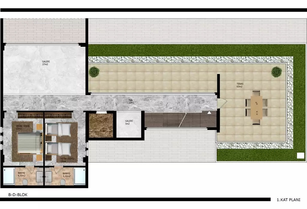Вилла 400м² в Турции, Каргыджак. Стоимостью 2450000€ аренда фото-20