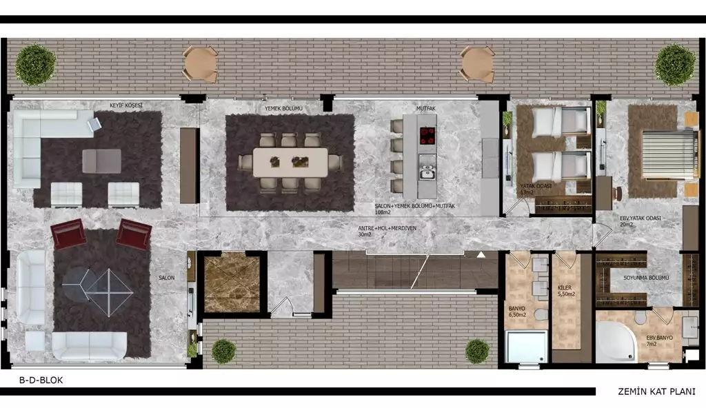 Вилла 400м² в Турции, Каргыджак. Стоимостью 2450000€ аренда фото-22