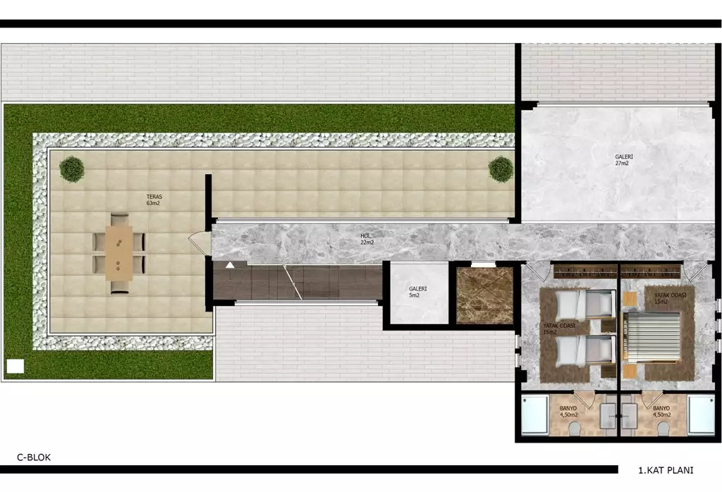 Вилла 400м² в Турции, Каргыджак. Стоимостью 2450000€ аренда фото-23