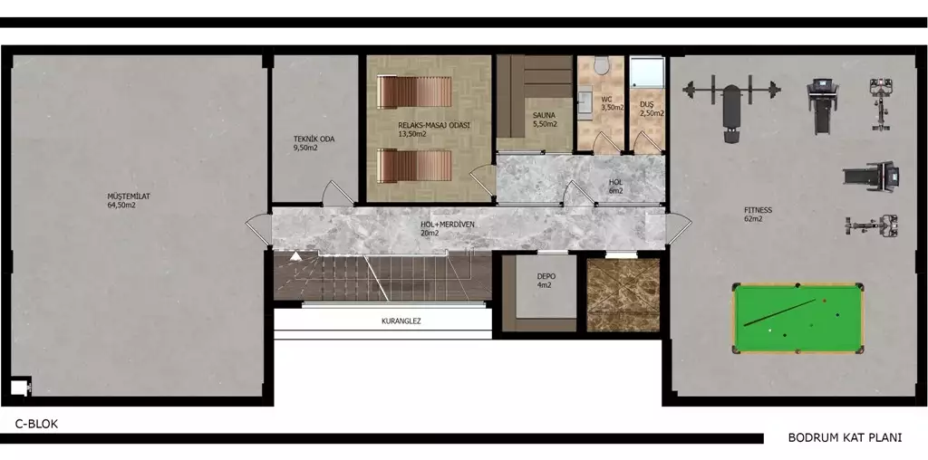 Вилла 400м² в Турции, Каргыджак. Стоимостью 2450000€ аренда фото-25