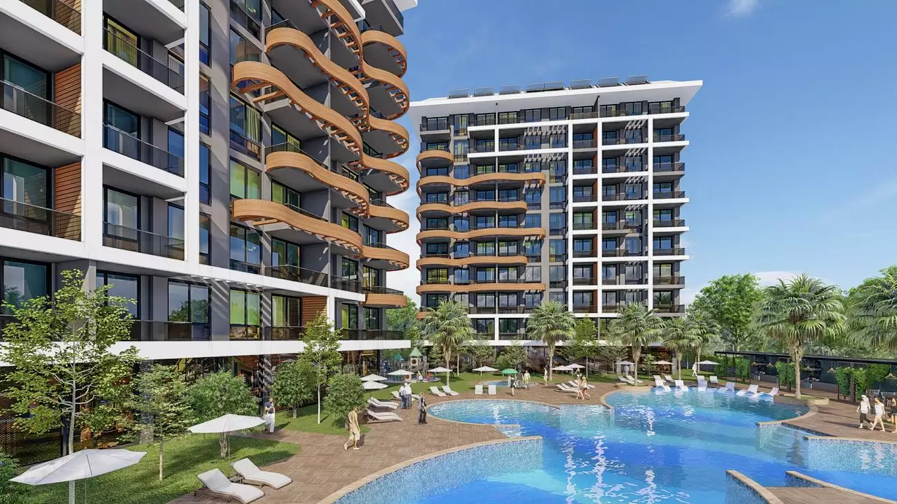 Квартира 57м² в Турции, Авсаллар. Стоимостью 136500€ аренда фото-9