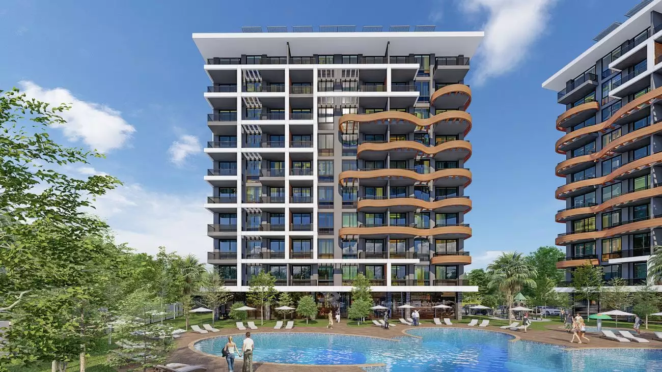 Квартира 57м² в Турции, Авсаллар. Стоимостью 136500€ аренда фото-12