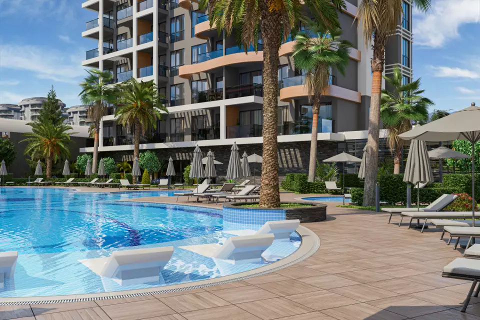 Квартира 57м² в Турции, Авсаллар. Стоимостью 136500€ аренда фото-16