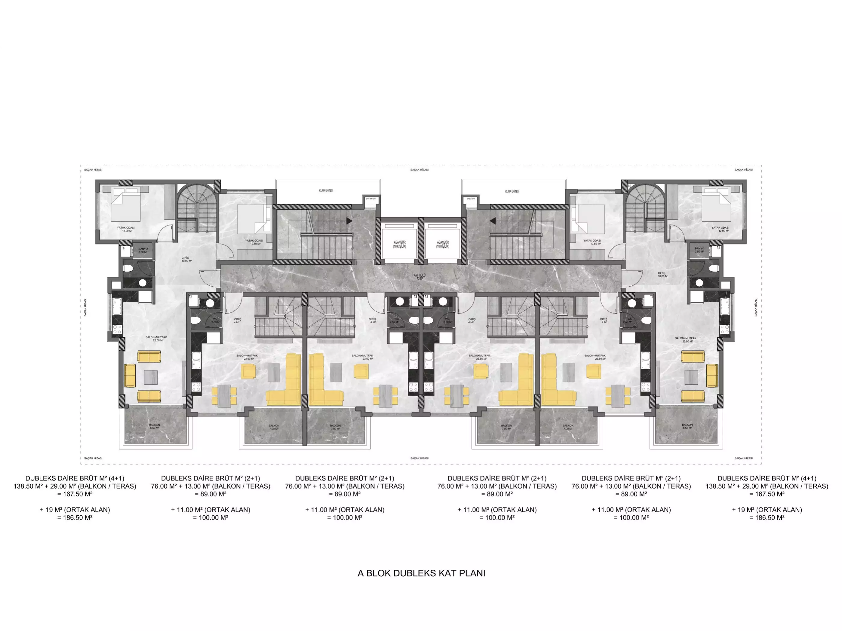 Квартира 57м² в Турции, Авсаллар. Стоимостью 136500€ аренда фото-52