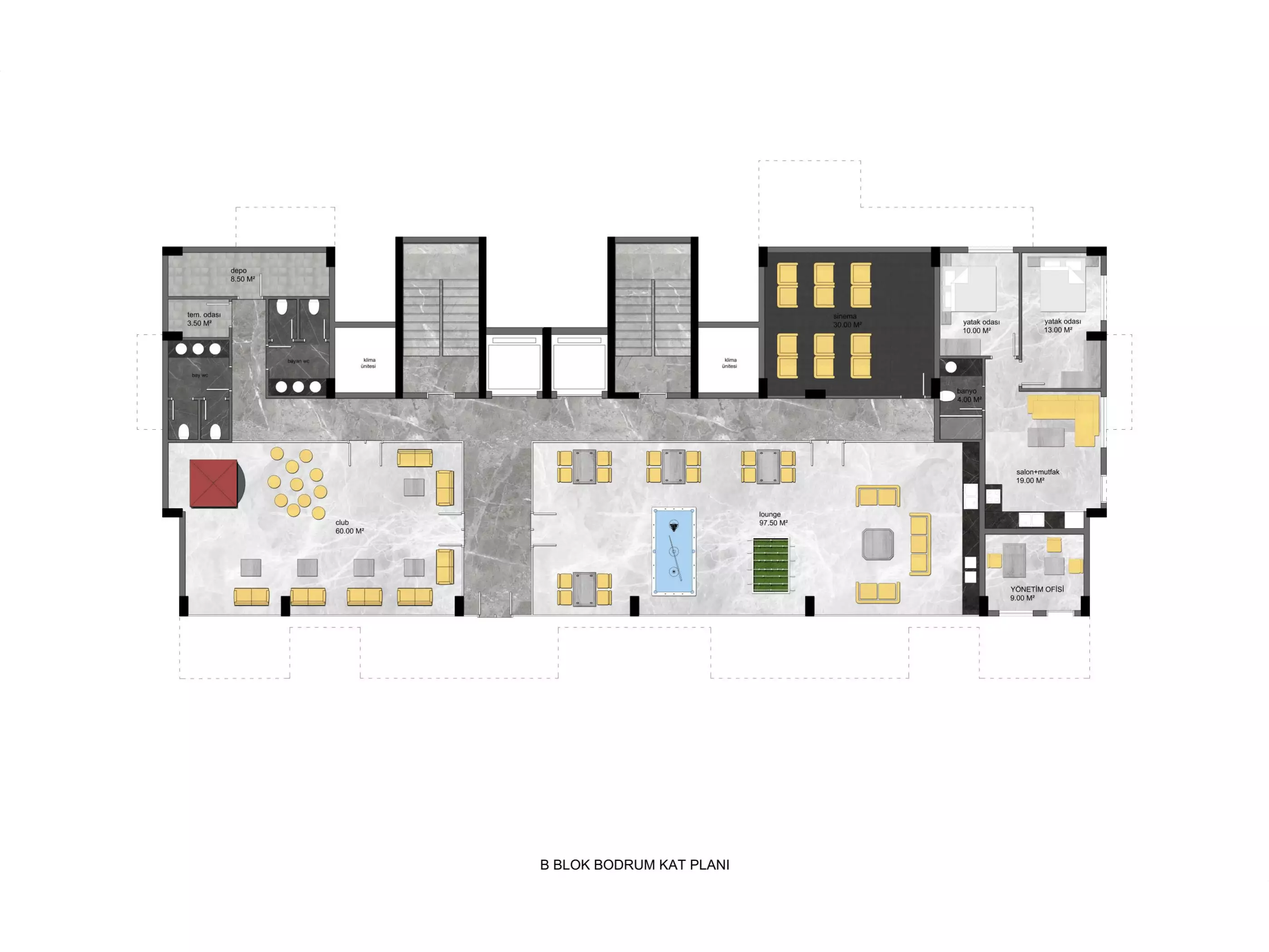 Квартира 57м² в Турции, Авсаллар. Стоимостью 136500€ аренда фото-54