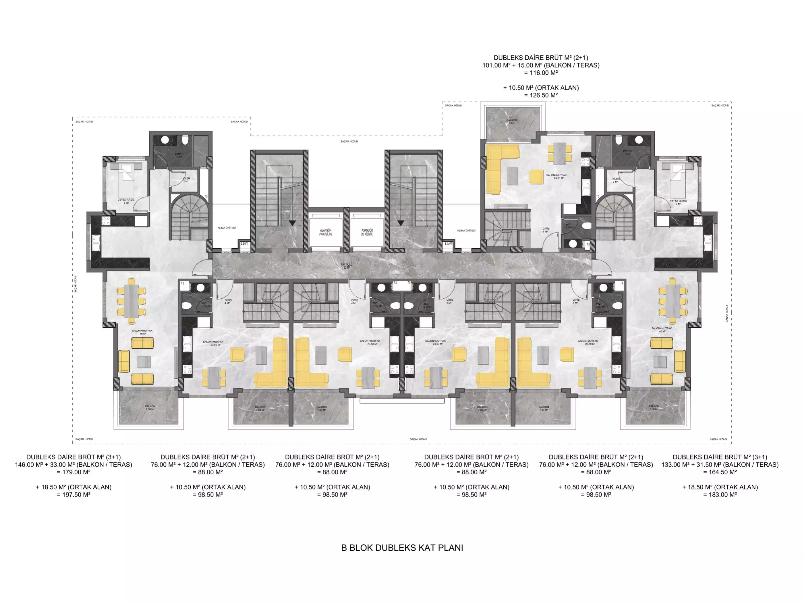 Квартира 57м² в Турции, Авсаллар. Стоимостью 136500€ аренда фото-57