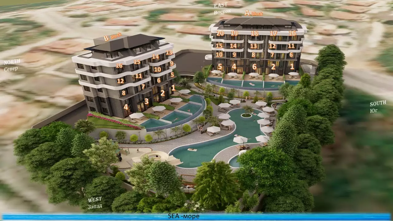 Квартира 55м² в Турции, Каргыджак. Стоимостью 140000€ аренда фото-11