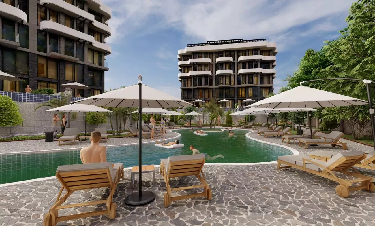 Квартира 55м² в Турции, Каргыджак. Стоимостью 140000€ аренда фото-12