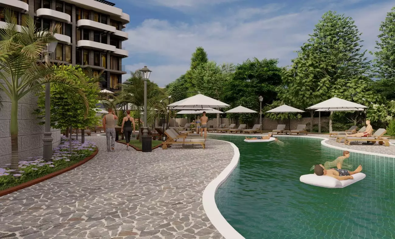 Квартира 55м² в Турции, Каргыджак. Стоимостью 140000€ аренда фото-14