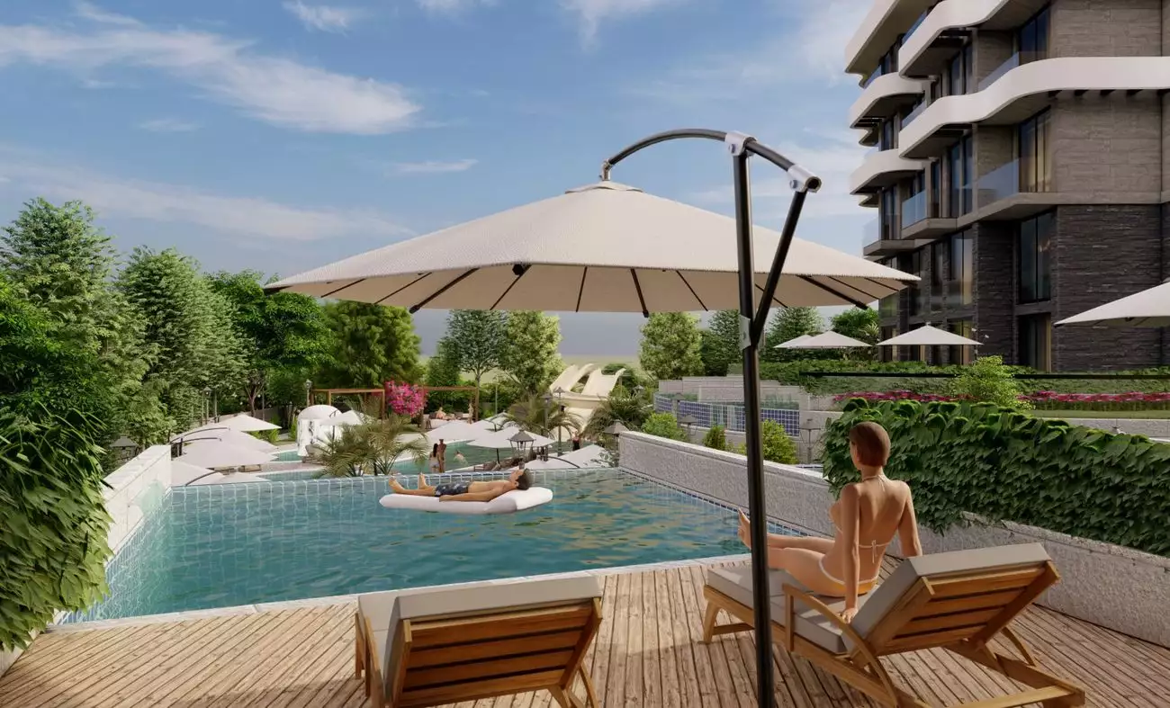 Квартира 55м² в Турции, Каргыджак. Стоимостью 140000€ аренда фото-45