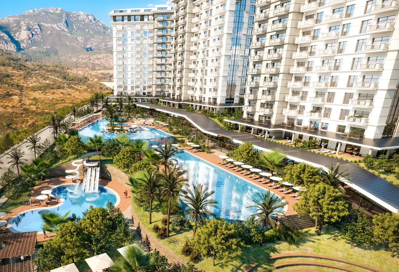 Квартира 51м² в Турции, Махмутлар. Стоимостью 66000€ аренда фото-2