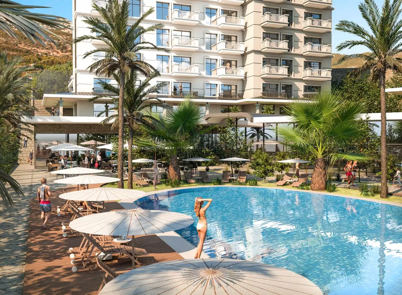 Квартира 51м² в Турции, Махмутлар. Стоимостью 66000€ аренда фото-3