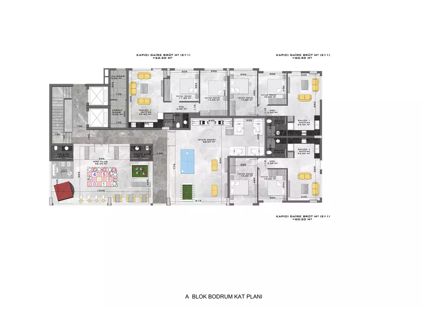 Квартира 45м² в Турции, Кестель. Стоимостью 240000€ аренда фото-68