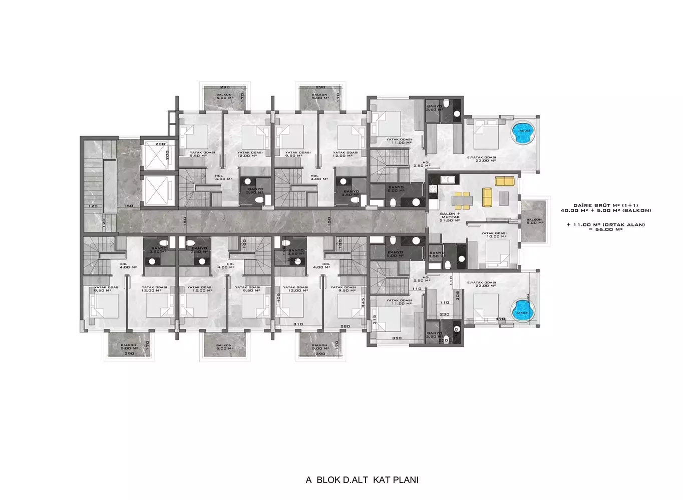 Квартира 45м² в Турции, Кестель. Стоимостью 240000€ аренда фото-69