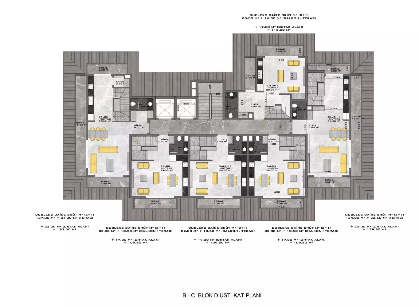 Квартира 45м² в Турции, Кестель. Стоимостью 240000€ аренда фото-73