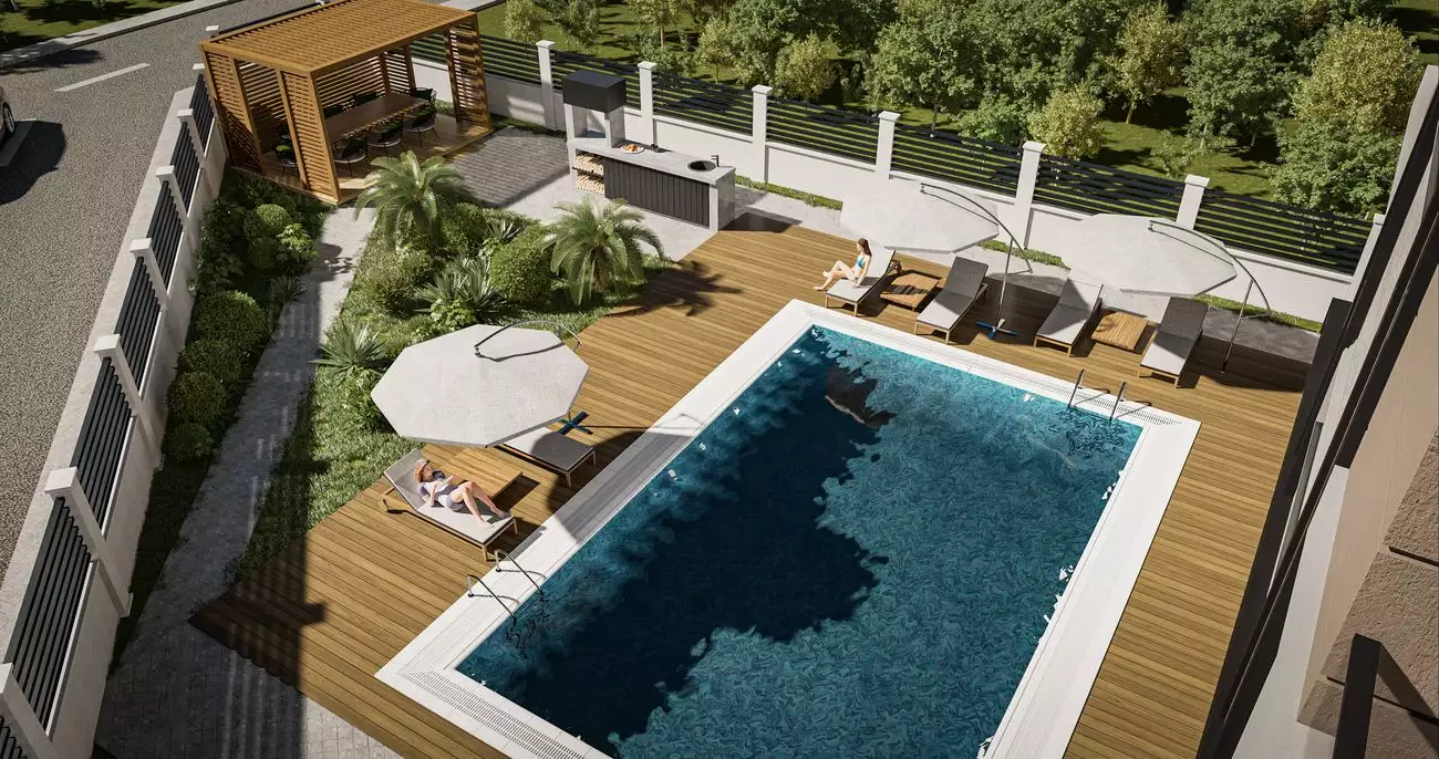 Квартира 45м² в Турции, Авсаллар. Стоимостью 100000€ аренда фото-14