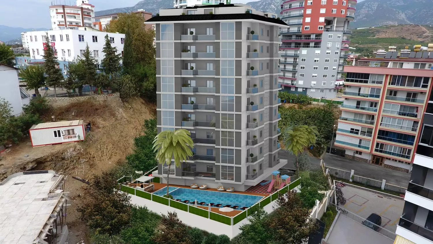 Квартира 51м² в Турции, Махмутлар. Стоимостью 145000€ аренда фото-13