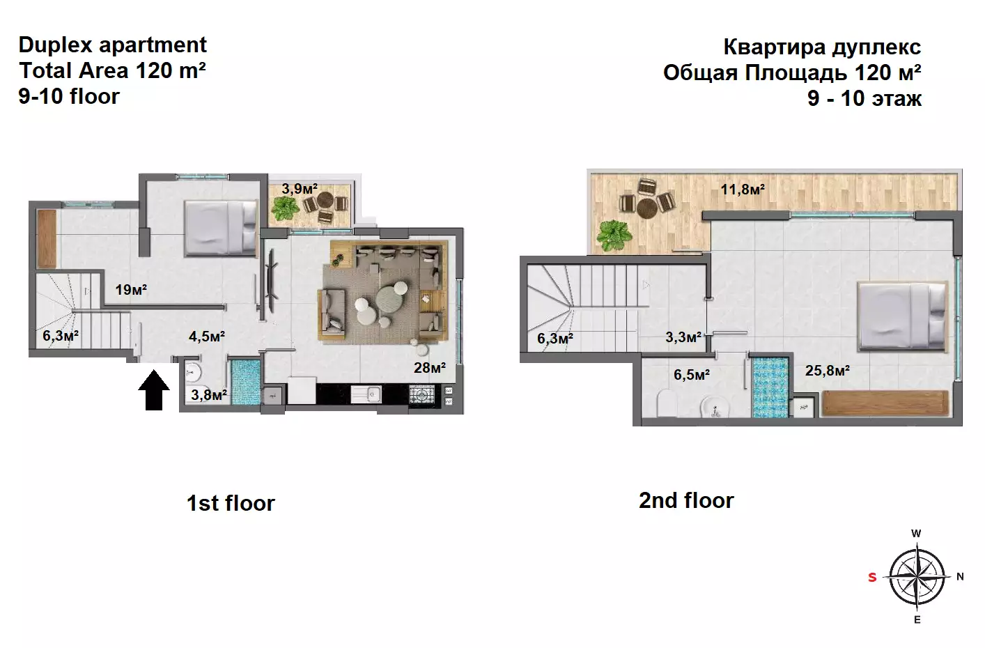 Квартира 51м² в Турции, Махмутлар. Стоимостью 145000€ аренда фото-42