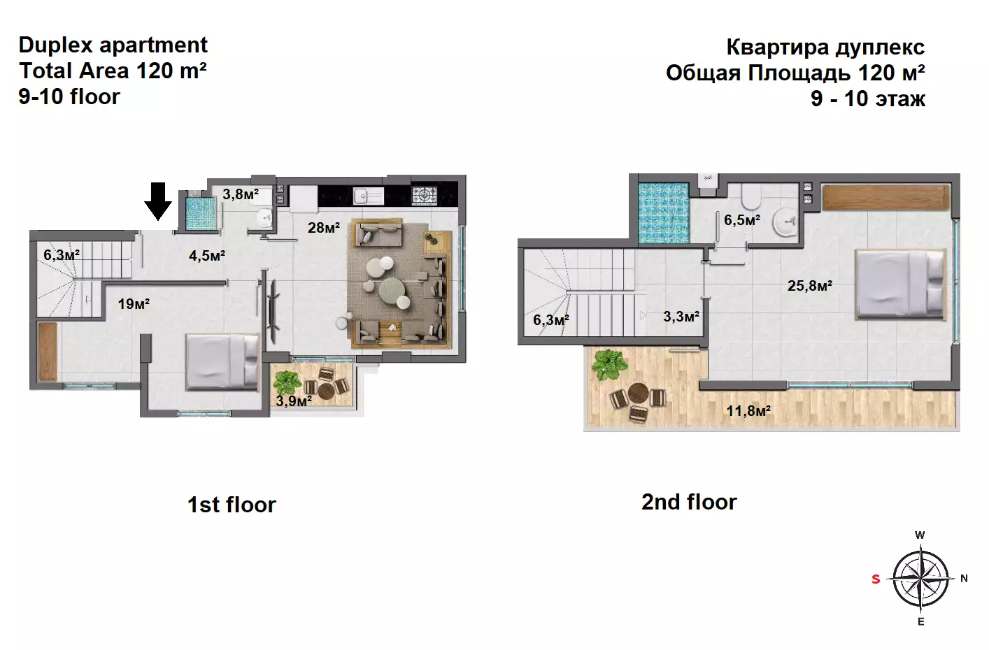 Квартира 51м² в Турции, Махмутлар. Стоимостью 145000€ аренда фото-44