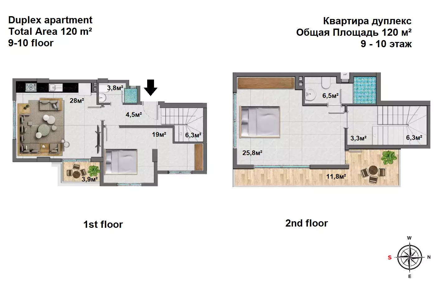Квартира 51м² в Турции, Махмутлар. Стоимостью 145000€ аренда фото-45