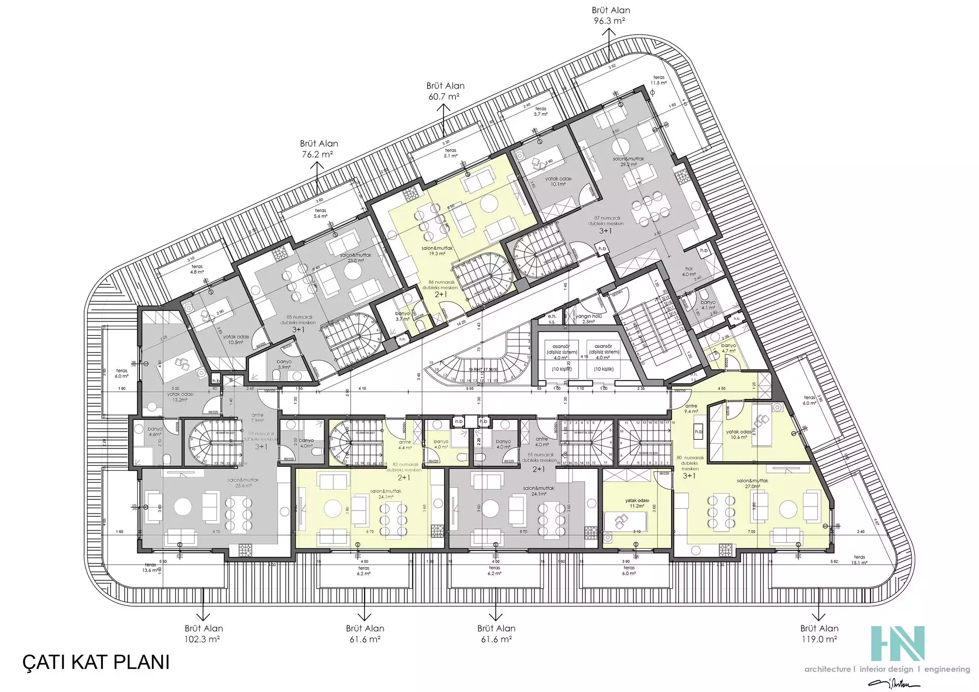 Квартира 60м² в Турции, Алания. Стоимостью 198000€ аренда фото-23