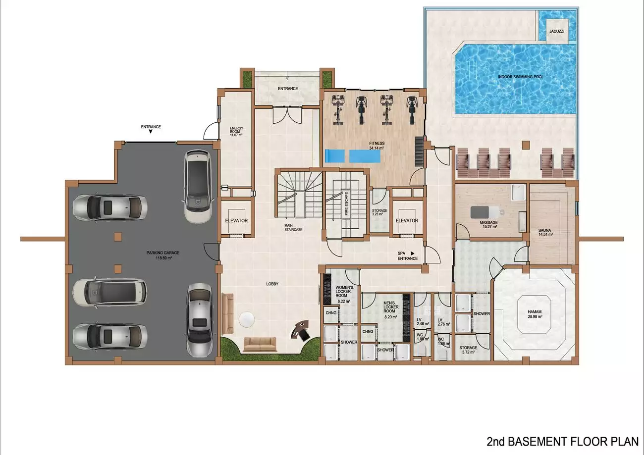 Квартира 46м² в Турции, Авсаллар. Стоимостью 90000€ аренда фото-35