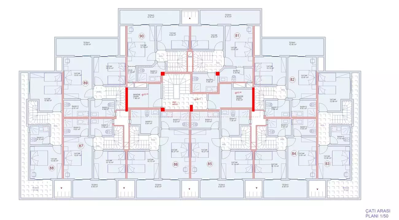 Квартира 46м² в Турции, Авсаллар. Стоимостью 90000€ аренда фото-41