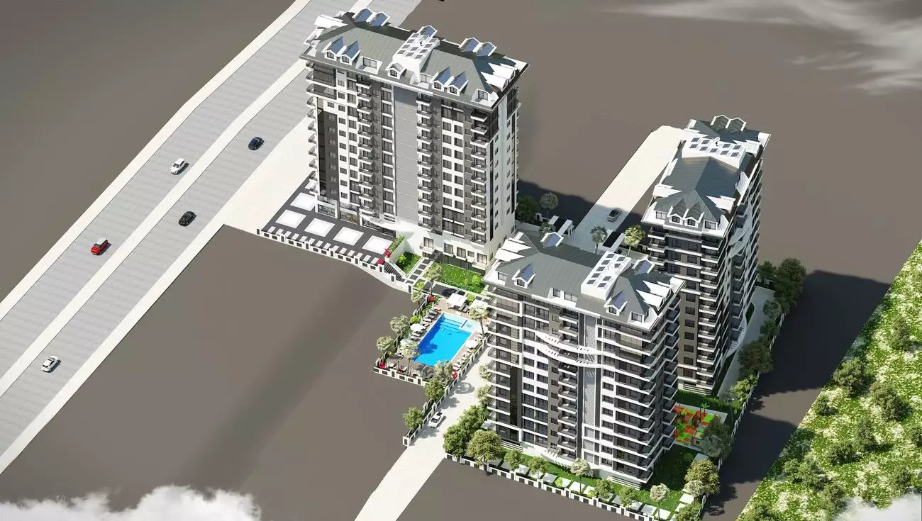 Квартира 86м² в Турции, Махмутлар. Стоимостью 286000€ аренда фото-1