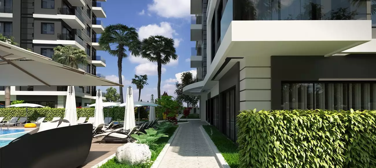 Квартира 86м² в Турции, Махмутлар. Стоимостью 286000€ аренда фото-9