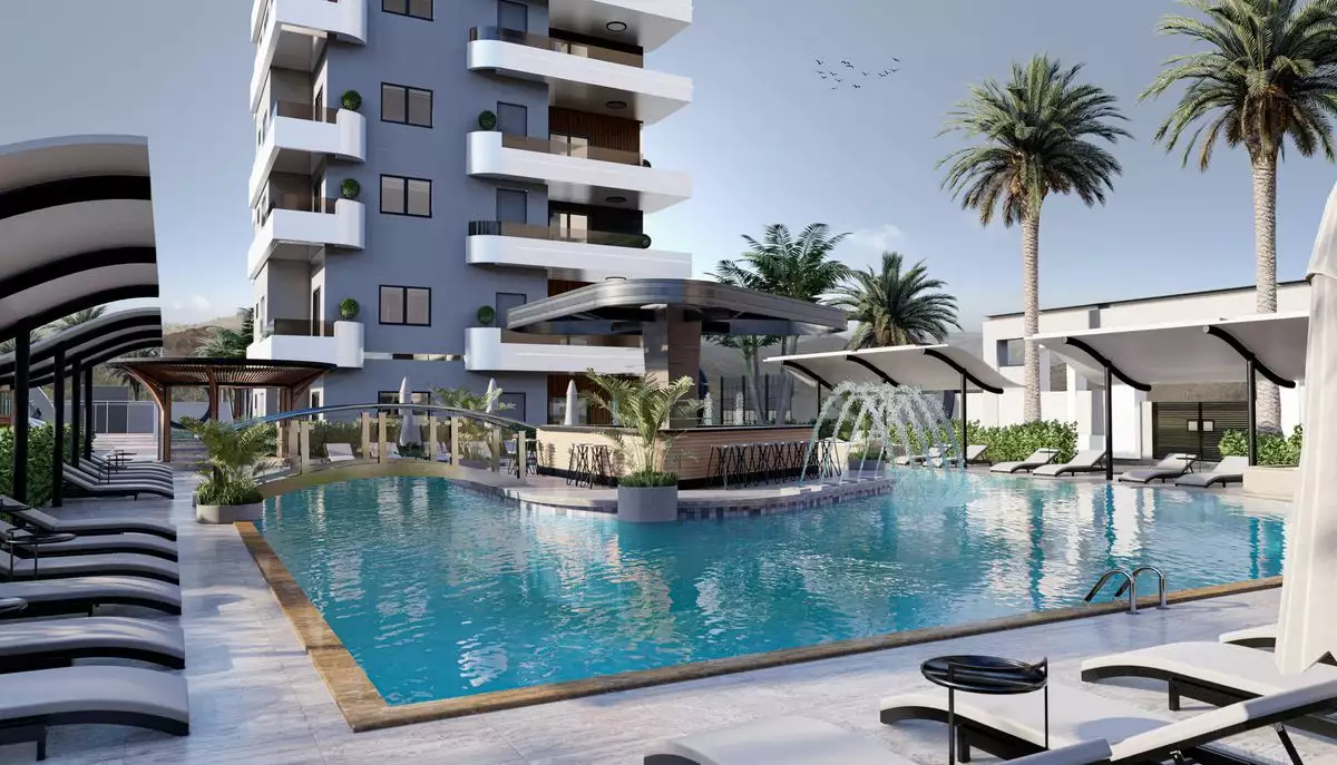 Квартира 55м² в Турции, Махмутлар. Стоимостью 155000€ аренда фото-5