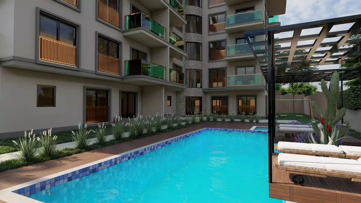 Квартира 42м² в Турции, Паяллар. Стоимостью 75000€ аренда фото-3