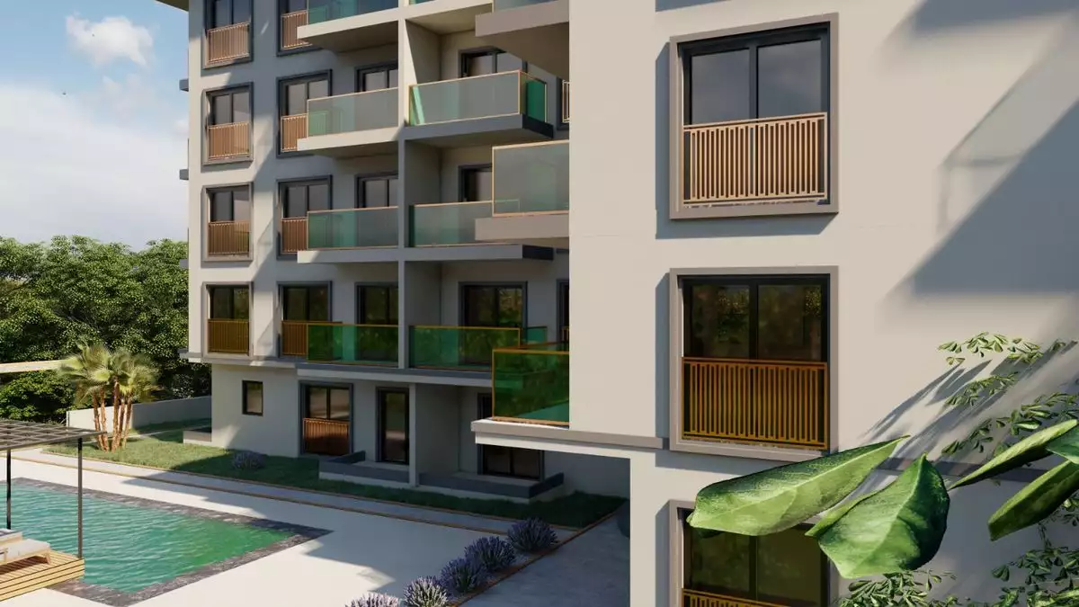 Квартира 42м² в Турции, Паяллар. Стоимостью 75000€ аренда фото-4