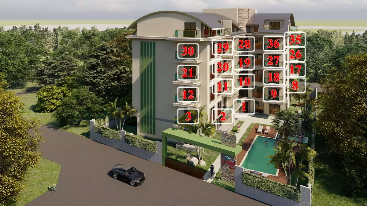 Квартира 42м² в Турции, Паяллар. Стоимостью 75000€ аренда фото-22