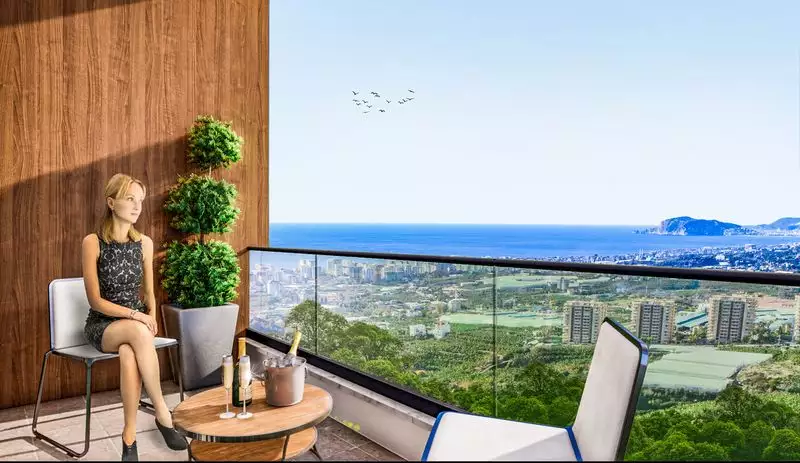 Квартира 49м² в Турции, Махмутлар. Стоимостью 77000€ аренда фото-15