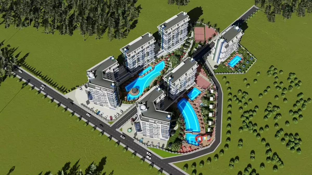 Квартира 50м² в Турции, Алания. Стоимостью 139000€ аренда фото-2