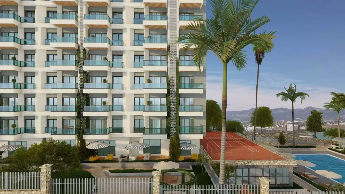 Квартира 48м² в Турции, Махмутлар. Стоимостью 124000€ аренда фото-2